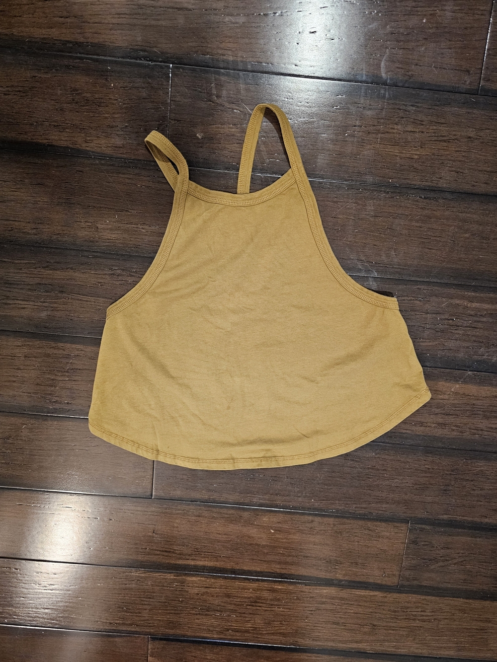 FP Movement by Free People Mustard Yellow Halter Crop Tank